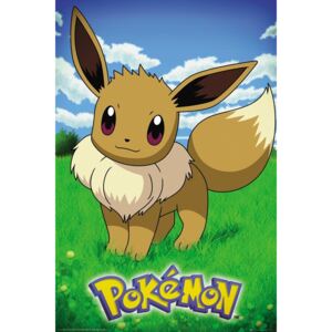 Poster Pokemon - Eevee, (61 x 91.5 cm)