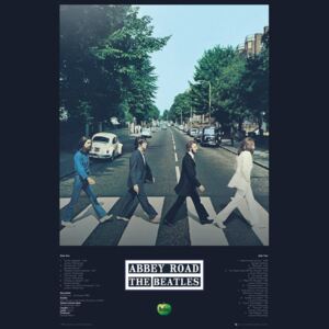 Poster Beatles - Abbey Road Tracks, (61 x 91.5 cm)