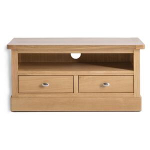 Hampshire Light Oak Large TV Stand, Screens up to 42" | Solid Oak