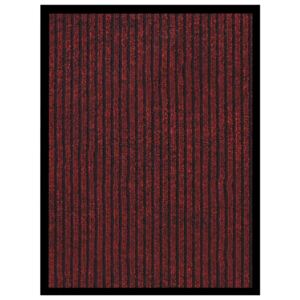 Doormat Striped Red 40x60 cm