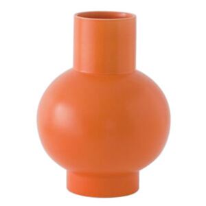 Strøm Large Vase - / H 24 cm - Handmade ceramic by raawii Orange