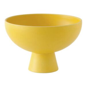 Strøm Large Bowl - / Ø 22 cm - Handmade ceramic by raawii Yellow