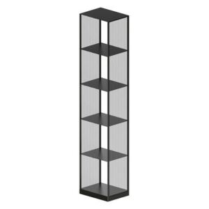 Tristano Large Shelf - / H 190 cm by Zeus Black