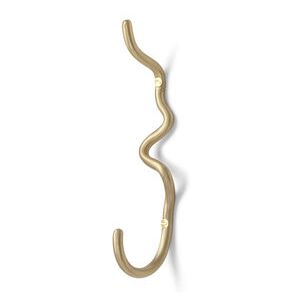 Curvature Hook - / Brass by Ferm Living Gold/Metal