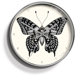 Jones Academy Butterfly Clock - Chrome