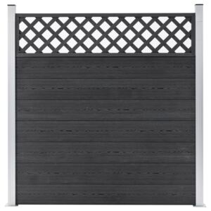 VidaXL Garden Fence WPC 180x185 cm Grey
