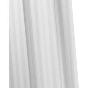 Croydex Textile Shower Curtain White