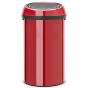 Brabantia Touch Bin 60 Litre Passion Red (Passion Red Lid)