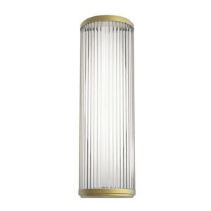 Versailles LED Wall light - / Glass slats - L 40 cm by Astro Lighting Gold/Metal