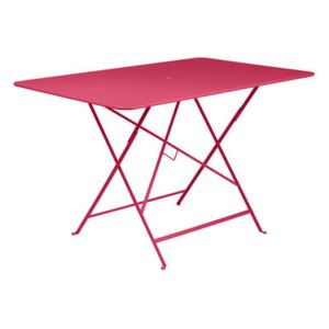 Bistro Foldable table - / 117 x 77 cm - 6 people - Parasol hole by Fermob Pink
