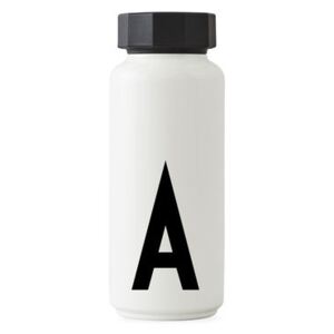A-Z Insulated bottle - / 500 ml - Letter A by Design Letters White