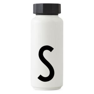 A-Z Insulated bottle - / 500 ml - Letter S by Design Letters White