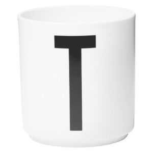 A-Z Mug - Porcelain - T by Design Letters White