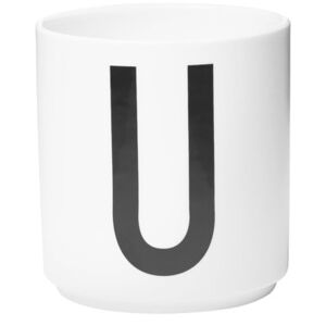 A-Z Mug - Porcelain - U by Design Letters White