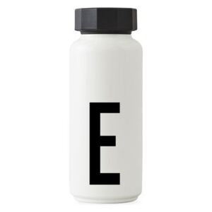 A-Z Insulated bottle - / 500 ml - Letter E by Design Letters White