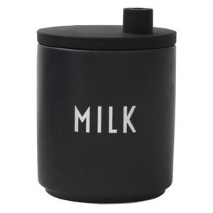 Milk pot - / Porcelain by Design Letters Black
