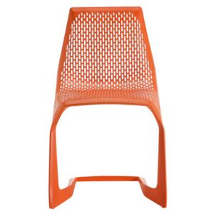 Myto Stacking chair - Plastic by Plank Orange
