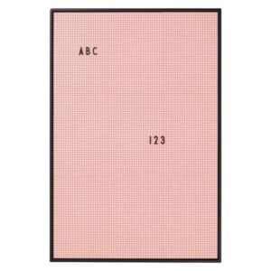 A2 Memo board - / L 42 x H 59 cm by Design Letters Pink