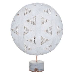Chanpen Hexagon Table lamp - Ø 36 cm - Triangle patterns by Forestier White