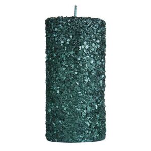 Pillar Candle - / Large - H 15 cm by & klevering Green