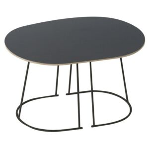 Airy Coffee table - / Small - 68 x 44 cm by Muuto Black