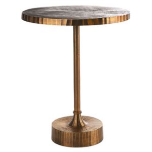 Mace Round table - / Ø 61 x H 76 cm by Pols Potten Gold/Metal