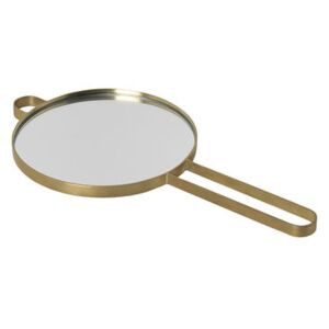 Poise Hand mirror - / Brass by Ferm Living Gold/Metal