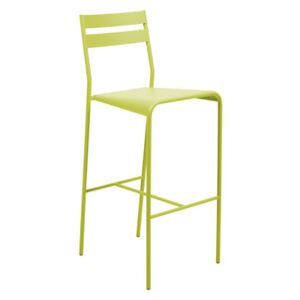 Facto Bar chair - H 75 cm - Metal by Fermob Orange
