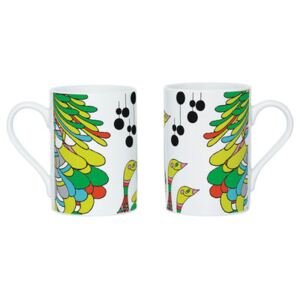 Say Cuak Cuak Mug - Screen printed mug by Domestic White/Multicoloured
