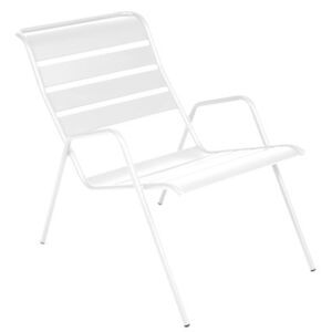 Monceau Low armchair - Stackable by Fermob White