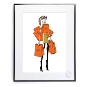 Soledad - Sac orange Poster - 30 x 40 cm by Image Republic Multicoloured