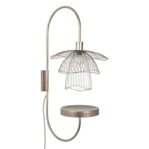 Papillon Wall light - / H 75 cm - Tablette by Forestier Pink