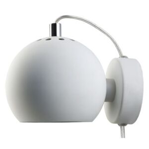 Ball Wall light with plug by Frandsen White