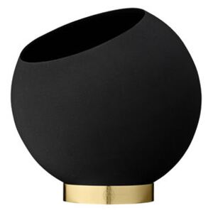 Globe Flowerpot - / Ø 21 cm - Metal by AYTM Black