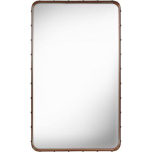 Adnet Wall mirror - Rectangular - 115 x 70 cm by Gubi Brown