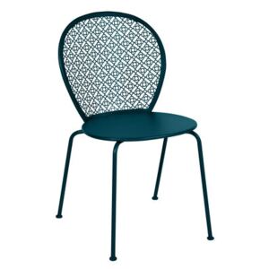 Lorette Stacking chair - / Metal by Fermob Blue