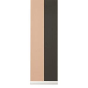 Thick Lines Wallpaper - / 1 roll - Width 53 cm by Ferm Living Pink/Green