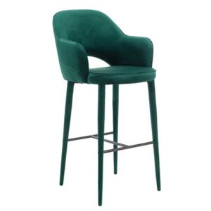 Cosy Bar chair - / Velvet - H 75 cm by Pols Potten Green