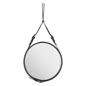 Adnet Wall mirror - Ø 45 cm by Gubi Black