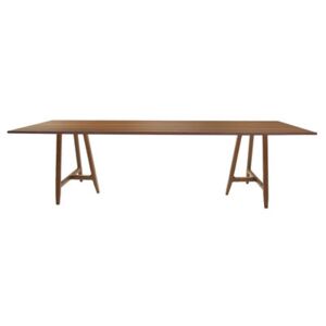 Easel Rectangular table - 220 x 90 cm / Walnut top by Driade Natural wood