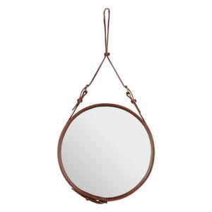 Adnet Wall mirror - Ø 45 cm by Gubi Brown