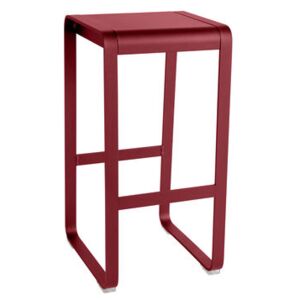Bellevie High stool - H 75 cm / Aluminium by Fermob Red