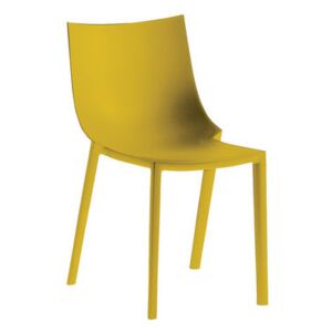 Bo Stacking chair - Plastic by Driade Yellow