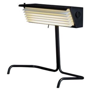 Biny LED Table lamp - / 1957 reissue - H 33 cm by DCW éditions White/Black