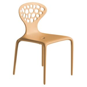 Supernatural Stacking chair by Moroso Brown/Beige