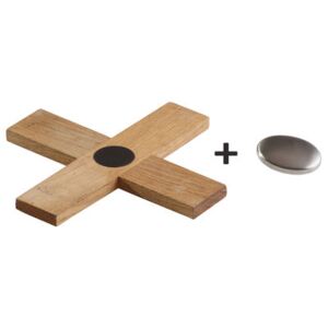 Tablemat - Trivet & Anti-odor stainless steel soap by Malle W. Trousseau Natural wood