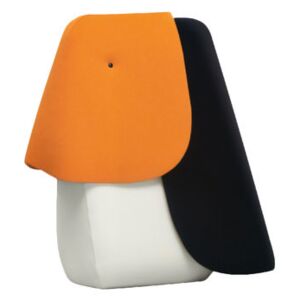 Toucan Mini Cushion - W 14 x H 33 cm by EO White/Orange/Black