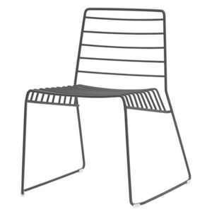 Park Stacking chair - Metal by B-LINE Black