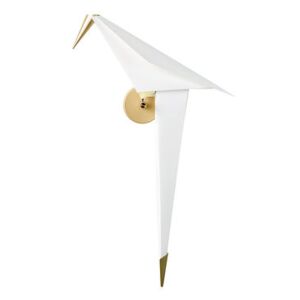 Perch Light Small Wall light - LED / Wall supply by Moooi White/Gold/Metal