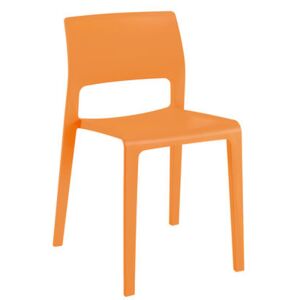 Juno Stacking chair by Arper Orange